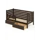 Кровать Solarius Det-spin80-140ven-orto-2yash 90 x 101 x 150 см сосна цвет коричневый