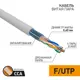 Кабель витая пара PROconnect омедненный F/UTP Light CAT 5 PVC 4PR 26AWG indoor solid серый 305 м