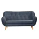 Диван прямой Диван не мебель Элефант id000112-GalaxyDarkBlue 175x90x85 см велюр цвет темно-синий