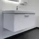 Тумба под раковину напольная Comforty 00-00019566 90.5см цвет белый
