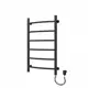 Полотенцесушитель электрический Маргроид Лина B6 50x80 см правое подключение цвет черный матовый