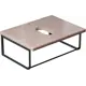 Столешница в ванную Uperwood 291020549 60x45см Массив дерева цвет белый