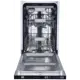 Встраиваемая посудомоечная машина Zigmund & shtain DW 129.4509 X 44.8 см 9 программ цвет серый