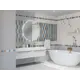 Декор плиточный настенный Azori Azolla 588011001 матовый 6.2x40.5см