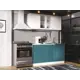 Кухонный гарнитур Эра Хозяюшка 175546 150x207x60 см ЛДСП цвет белый, зеленый