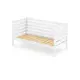 Тахта односпальная Solarius реечное основание и высокими бортиками 100x101x170 см сосна цвет белый