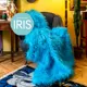Плед Moroshka Iris 947-202-01 170x130 см полиэстер цвет голубой