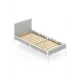 Кровать Solarius kr80loft-plat-white-orto 85 x 90 x 206 см сосна цвет платиновый, белый