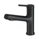 Смеситель для раковины Am.pm F85B02922 X-Joy S с вытяжным изливом цвет черный матовый