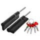 Цилиндровый механизм Fuaro D-PRO5007 Tang 105 w/k (70+10+25) BL-24 черный 5Key без верт.