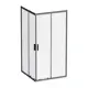 Душевой уголок Am.pm Gem W90G-403-100100-BT угол 100x100см черный профиль эффект стекла без покрытия