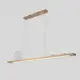 Светильник подвесной светодиодный Crystal Lux Ahora sp1 l1200 brass 0053_204 нейтральный белый свет цвет латунь