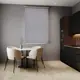 Комплект вертикальных жалюзи Унистайл Vzhorser 120x230 см алюминий цвет серый