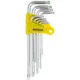 Набор ключей Torx AV Steel AV-368109 T10-T50 мм, 9 предметов