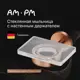Мыльница Am.pm X-Joy A85A34244 стекло цвет розовое золото