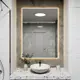 Зеркало со встроенной подсветкой One mirror 13090бст 90x130 см