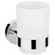 Стакан для зубных щеток HANSGROHE 41718000HG металл цвет серый/серебристый