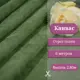 Ткань на отрез 1 м/п Canvas канвас ширина ткани 200 см цвет зелёный 7112083/88