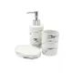 Комплект настольный Bath Plus Marmo SET3: дозатор для жидкого мыла, мыльница, стакан для зубных щеток