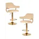 Комплект барных стульев 2 шт Dobrin Charly gold lm-5019_golden 61x120x54 см цвет бежевый