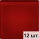 Напольная вставка Роскошная мозаика ВБ 2007 моноколор красный 66x66мм