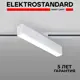 Трековый светильник линейный светодиодный Elektrostandard A052443 10 Вт однофазный 4 м² цвет белый