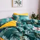 Комплект постельного белья Tango Dream Fly 2-спальный полисатин наволочки 50x70 - 2 шт цвет белый/желтый/зеленый DF02-391-50