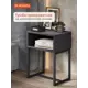 Тумба прикроватная Monofix 40x52x30 см 1 ящик ЛДСП цвет графит