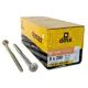 Шуруп конструкционный Domax 8.0x200/100 CT TX40 50 шт
