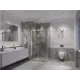 Душевой уголок Ambassador 17021120AX-70AX прямой 140x70см хромированный профиль эффект стекла прозрачный