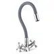 Смеситель для кухни Do.korona DK-4216-761 гибкий излив 18 см цвет хром, серый