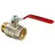 Кран шаровой прямой Valtec 516330 PN25 1 1/2" ВР-НР латунь ручка рычаг