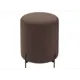 Пуф велюр Бонмебель Тунис 158555, 40x43 см, цвет коричневый