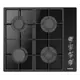 Газовая варочная панель Hansa BHKS620531 СП-00039712 59 см 4 конфорки цвет черный