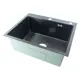 Мойка для кухни Fmark FSC5545Q-LM 45x55 см глубина чаши 21 см нержавеющая сталь цвет графит
