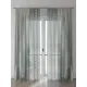 Тюль Comfy Way Алоуна - 23 CW580023-240 150x240 см на шторной ленте цвет зеленый 2 шт