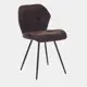 Стул Laski 7640278 46x100x41 см ткань цвет коричневый