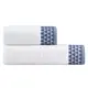 Полотенце для ванной ARYA HOME жаккардовое 70x140 см Sean белый