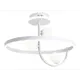 Люстра потолочная светодиодная Ambrella Light Comfort с пультом 9.1 м² регулируемый белый свет цвет белый/белый