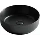 Накладная раковина CERAMICANOVA Element CN6022MB 39x39 чёрный матовый круглая