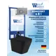 Комплект инсталляция с унитазом Weltwasser BG54517 цвет черный