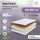 Матрас All'perrino Milano Dante Mil15/80/190Dn 80x190x15 см беспружинный 1-спальный