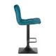 Барный стул Dobrin Dominic LM 42x115x52 см велюр цвет голубой