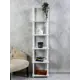 Стеллаж деревянный Gastrorag 1800/6W 45x183.6x30 см нагрузка до 6.5 кг лдсп цвет белый