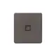 Розетка компьютерная встраиваемая Kranz Round KR-78-0724-2 RJ45 цвет титан