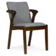 Стул Woodville 15414 42x84x58 см ткань цвет бежевый