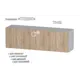 Полка Furnistyle 11831 160x50x42 см ЛДСП цвет светлое дерево, дуб сонома