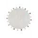 Коврик декоративный Lillaland Colorful White Pink Ø140 см хлопок