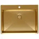 Мойка для кухни Reflexion Iseo RX2265GD 50x65 см глубина чаши 18.50 см нержавеющая сталь цвет золото