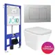 Комплект инсталляция с унитазом Joki JKS303011012CH цвет белый